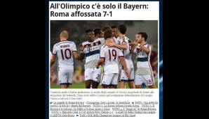 "Sky Sport Italia" greift zu ungewöhnlichem Vokabular: Mit 7:1 wurden die Römer "ausgehöhlt"