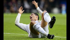 Cristiano Ronaldo ist unzufrieden - logischerweise gefällt auch ihm der frühe Rückstand nicht