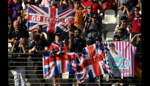 Vor den britischen Fans war man natürlich auch in Abu Dhabi nicht sicher