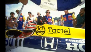 Als der ihn in Schaltfehler trieb und vier Rennen in Folge gewann, war der Faden bis aufs Äußerste gespannt. Trotz neun Williams-Siegen wurde McLarens Prost Champion, weil Piquet Setup-Tricks nicht weitergab und Mansell beim Finale der Reifen explodierte.
