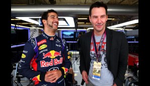 Daniel Ricciardo hatte derweil Spaß mit Matrix-Star Keanu "Neo" Reeves - doch der war nicht der einzige Star