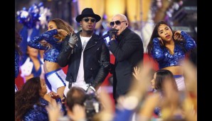 Für die musikalische Unterstützung sorgte in Dallas übrigens Ich-bin-überall-dabei-Pitbull und Mich-gibt's-übrigens-auch-noch-Ne-Yo