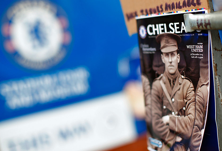 Jose Mourinho hatte Hammers-Coach Sam Allardyce einst "Taktik aus dem 19. Jahrhundert" vorgeworfen. Dementsprechend wurde Chelseas Stadionzeitung gestaltet