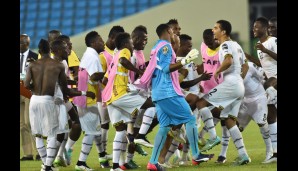 Trotzdem feierten Ghanas Spieler nach der Partie ihren Triumph