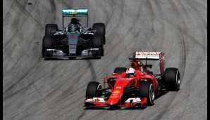 Vettel setzte derweil die Strategie perfekt um und kam nach dem zweiten Stopp direkt vor Rosberg raus
