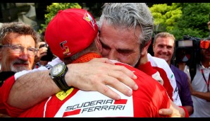 Lob vom gerührten Chef: Maurizio Arrivabene schämte sich seiner Tränen nicht