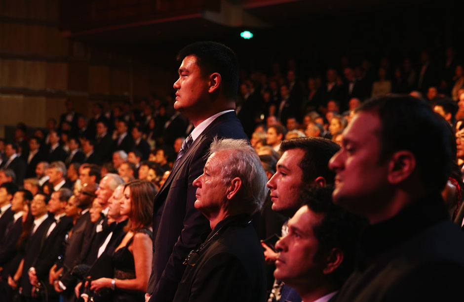 Laureus Sports Awards 2015: Schon vor der Gala herrschte großer Trubel - Einer stach besonders heraus: Ex-Basketballer Yao Ming
