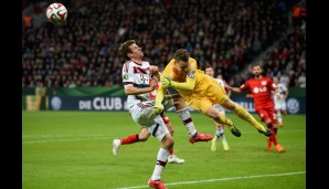 Leverkusen zwingt Bayern in die Verlängerung: Hier setzt sich Leno gegen Müller durch