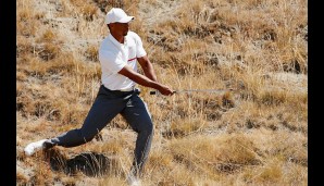 Noch schlechter präsentiert sich Tiger Woods - ebenfalls Feierabend nach dem zweiten Tag