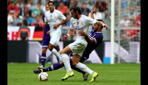 MADRID - TOTTENHAM 2:0: Beide Mannschaften gehen auf volle Attacke und schenken sich nichts. Hier reiben sich Dembele und Bale