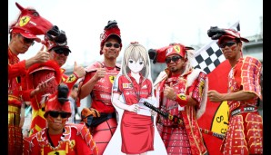 Diese Gruppe dürfte sich zum Ziel gesetzt haben einfach alles, was mit Japan in Verbindung gebracht wird mit Ferrari-Utensilien zu kombinieren. Mission erfüllt!