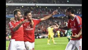 BENFICA - ASTANA 2:0: Friede, Freude, Eierkochen bei Benfica gegen den CL-Debütanten