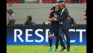 Friede, Freude, Eierkuchen! Weitere Treffer von Götze und Müller bescherten den Bayern einen komfortablen Sieg