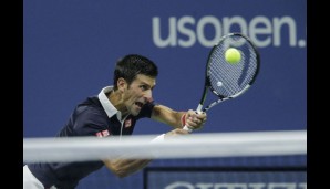 Novak Djokovic musst sich im Anschluss im Duell mit Feliciano Lopez ordentlich strecken