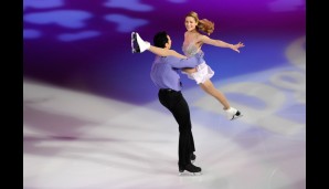 Noch mal Eiskunstlauf: Tanith Belbin lässt sich von Tanzpartner Benjamin Agosto durch die Luft tragen