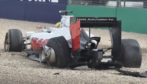 Der Haas-Wagen sieht im Gegensatz zum McLaren gut aus
