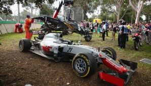 Während McLaren ein komplett neues Auto bis zum Bahrain-GP braucht, braucht Haas weniger Ersatzteile