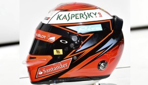 Kimi Räikkönen fährt die Saison 2016 mit seinem ferrariroten Standarddesign. Wiedererkennungswert vorhanden
