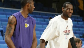 Lang, lang ist's her: Als LeBron 2004 sein NBA-Debüt gab, war Kobe schon dreifacher Champion