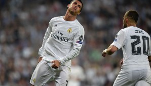 Auch Cristiano Ronaldo machte derweil nicht immer der glücklichsten Eindruck