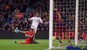 Cristiano Ronaldo machte es besser! In der 85. Minute rammte der Superstar die Kugel ins Netz
