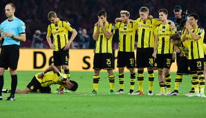 Beim BVB herrscht Fassungslosigkeit. Dortmund scheitert nach großem Kampf