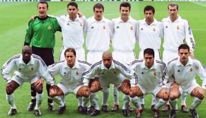 Vicente del Bosque hat eine feine Mischung zusammen: Zidane und Figo zaubern, Makelele ackert im Maschinenraum. Und dann sind da natürlich Raul und Morientes