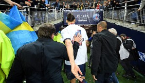 Zlatan Ibrahimovic verabschiedete sich, wie es sich für den König gebührt, mit einem Doppelpack