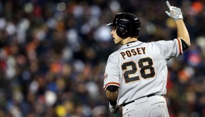 PLATZ 20 - Buster Posey: Das Gesicht der San Francisco Giants gewann schon dreimal die World Series. Und er hat seit 2014 einen Deal über neun Jarhre und 167 Millionen in der Tasche