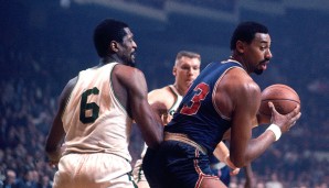 1965 East Division Finals, Celtics vs. Sixers 110:107 - Russells Einwurf wenige Sekunden vor Schluss berührte ein Seil, das den Korb hielt - Turnover! Doch Philly um Chamberlain konnte daraus kein Kapital schlagen und schenkte ebenfalls den Spalding her