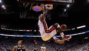 PLATZ 7: LeBron James - 26,98 Punkte in 40 Spielen - Cleveland Cavaliers, Miami Heat
