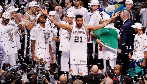 Platz 3 - 10 Teilnahmen: Tim Duncan (San Antonio Spurs)