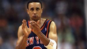 John Starks - New York Knicks: Starks ist wohl am meisten für "The Dunk" über Horace Grant direkt vor Michael Jordans Augen in der 1993er Playoff-Serie gegen die Bulls bekannt.