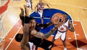 Zwei Mal wurde Iverson ins All-NBA First Team gewählt, drei Mal schaffte er es ins Second Team und ein Mal ins Third Team