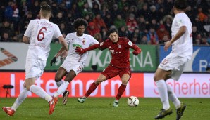 Zum ersten Aufeinandertreffen zwischen den Bayern und dem FCA kommt es am 9. Spieltag in Augsburg