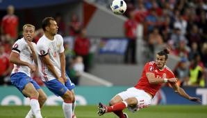 Gareth Bale wollte es auch gegen Russland wissen