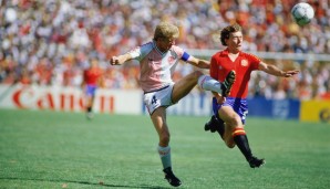 Platz 3: Das Podium nur knapp verpasst der Däne Morten Olsen mit 38 Jahren und 308 Tagen mit seinem Auftritt bei der EM 1986