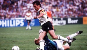 Platz 2: Geschlagen, aber dennoch auf dem Treppchen. Lothar Matthäus bestritt sein letztes Spiel für Deutschland bei der EM 2000 im Alter von 39 Jahren und 91 Tagen