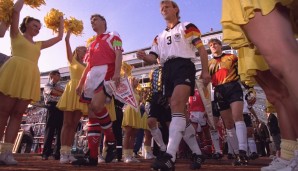 1992 läuft's besser. Deutschland zieht durch ein 3:2 gegen Gastgeber Schweden im Halbfinale ins Endspiel ein. Gegner ist Nachrücker Dänemark, der Topfavorit Holland ausschaltete