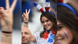 Bei den Franzosen ging es trotz Bunny-Kostüm ein wenig 'konservativer' zu