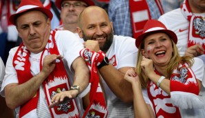 Voller Vorfreude warteten die polnischen Fans auf das Duell gegen den Nachbarn aus Deutschland