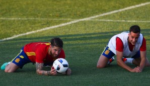 In Sergio Ramos und Lucas Vázquez stehen nur zwei Spieler von Champions-League-Sieger Real Madrid bei Spanien im Kader für die EURO 2016