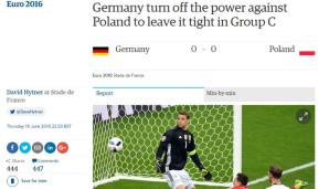 Zurück nach England, auch der Guardian berichtet von Deutschen, die den Antrieb ausgeschaltet haben