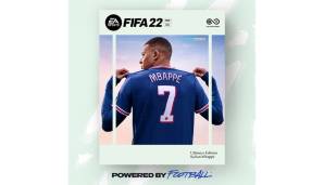 Kylian Mbappe wurde auch der Coverstar von FIFA 22 ...