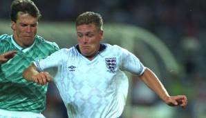 Paul Gascoigne: Ist ein streitbarer Geselle, war aber fraglos ein großartiger Fußballer. Wurde mit England 1990 WM-Vierter. Wollte sich 1996 mit dem EM-Titel dahoam trösten, scheiterte aber wie bei der WM an Deutschland.
