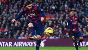 Die Silbermedaille erhält Lionel Messi vom FC Barcelona. Seine Künste am Ball brachten dem Argentinier 81,4 Millionen Dollar (53,4+28) und Platz 2 ein