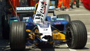 Suchbild vom Monaco-GP 2004: Hier stimmt was nicht! Fragt mal David Coulthard und Giancarlo Fisichella nach dem Grund