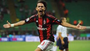 Filippo Inzaghi: Pippo hatte seine beste Zeit bei Milan. Unter anderem zwei Champions-League-Titel und zwei Meisterschaften stehen hier zu Buche. War zuletzt Trainer des Serie-B-Klubs Brescia.