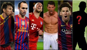 Messi, Iniesta, Ribery, Ronaldo, Messi - nicht alle haben noch die Chance auf den Titel Europas Fußballer des Jahres 2015/2016. Am 5. August gab die UEFA die finale Auswahl bekannt