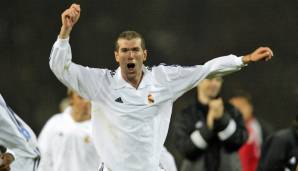 Platz 21 - 77,5 Millionen Euro: Zinedine Zidane im Sommer 2001 von Juventus Turin zu Real Madrid.